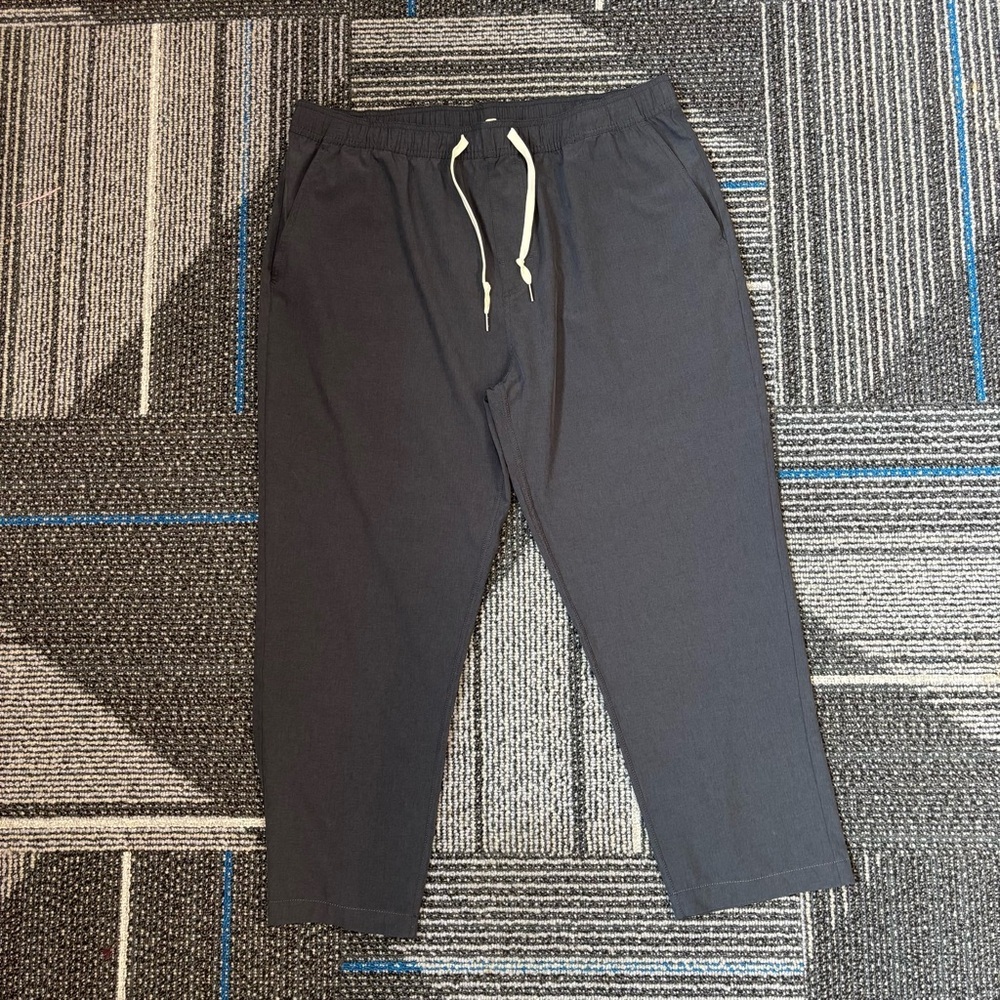 Fair Harbor The One Pant XXXL Pull on style with drawstring Gray